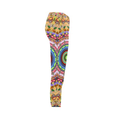Peace Mandala Capri Legging (Model L02)