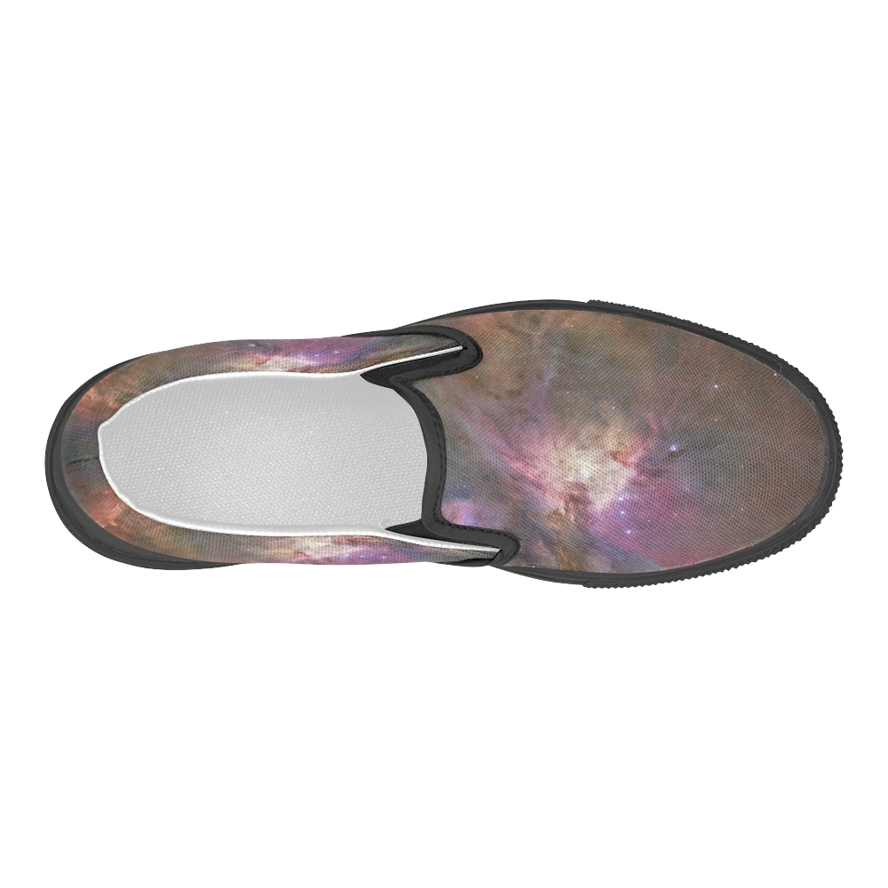 Orion Nebula Hubble 2006 Women's Slip-on Canvas Shoes (Model 019)