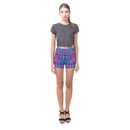 Tribal Rainbow Shorts Briseis Skinny Shorts (Model L04)