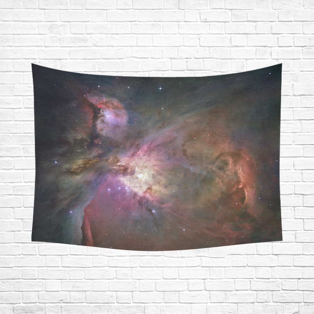 Orion Nebula Hubble 2006 Cotton Linen Wall Tapestry 80"x 60"