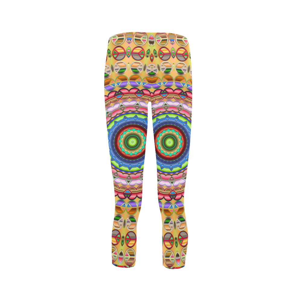 Peace Mandala Capri Legging (Model L02)