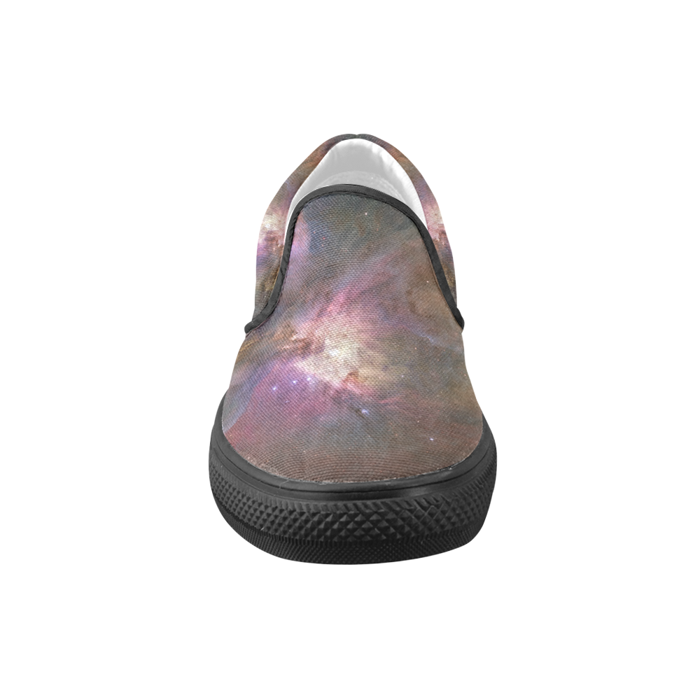 Orion Nebula Hubble 2006 Women's Unusual Slip-on Canvas Shoes (Model 019)