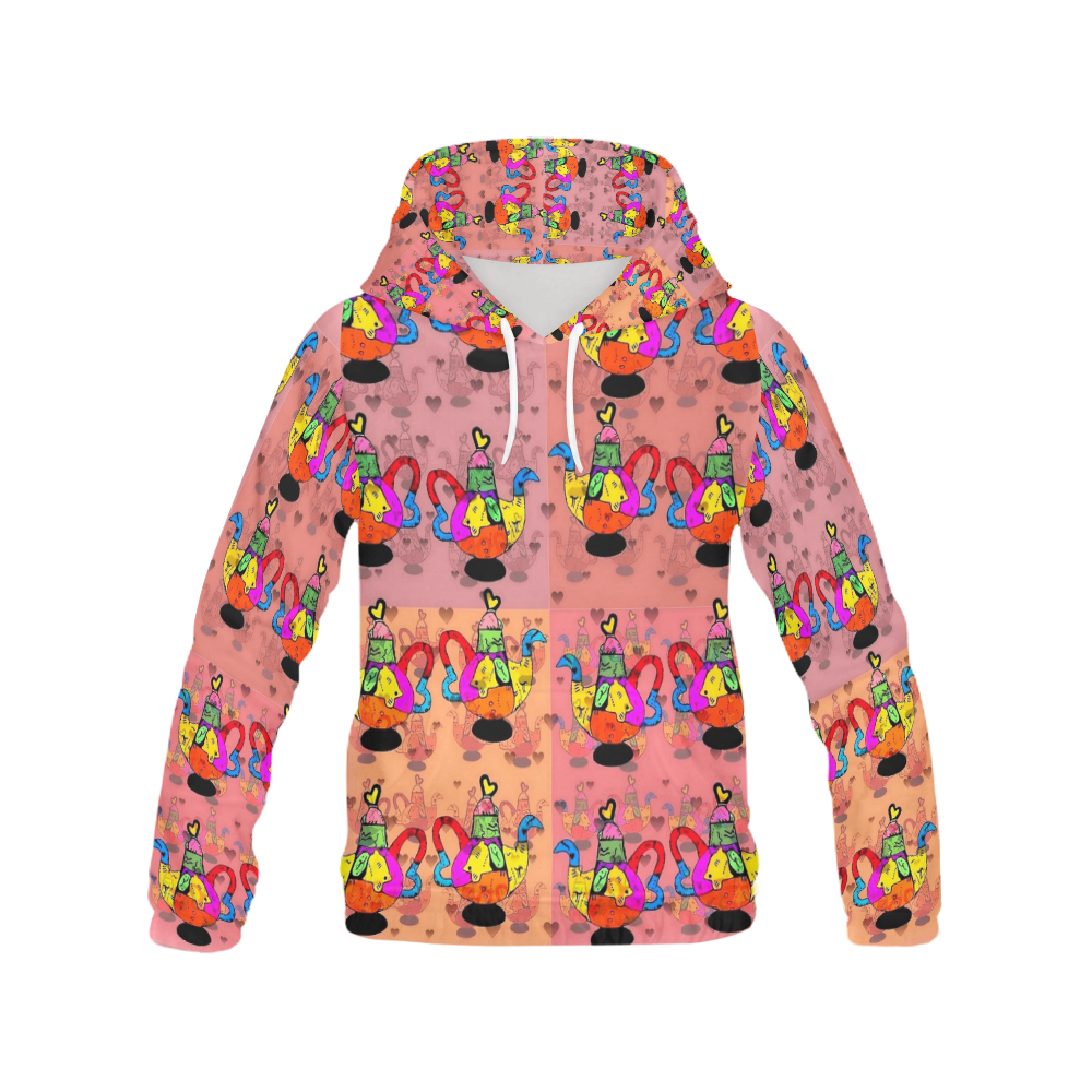 Marvelous by Nico Bielow All Over Print Hoodie for Women (USA Size) (Model H13)
