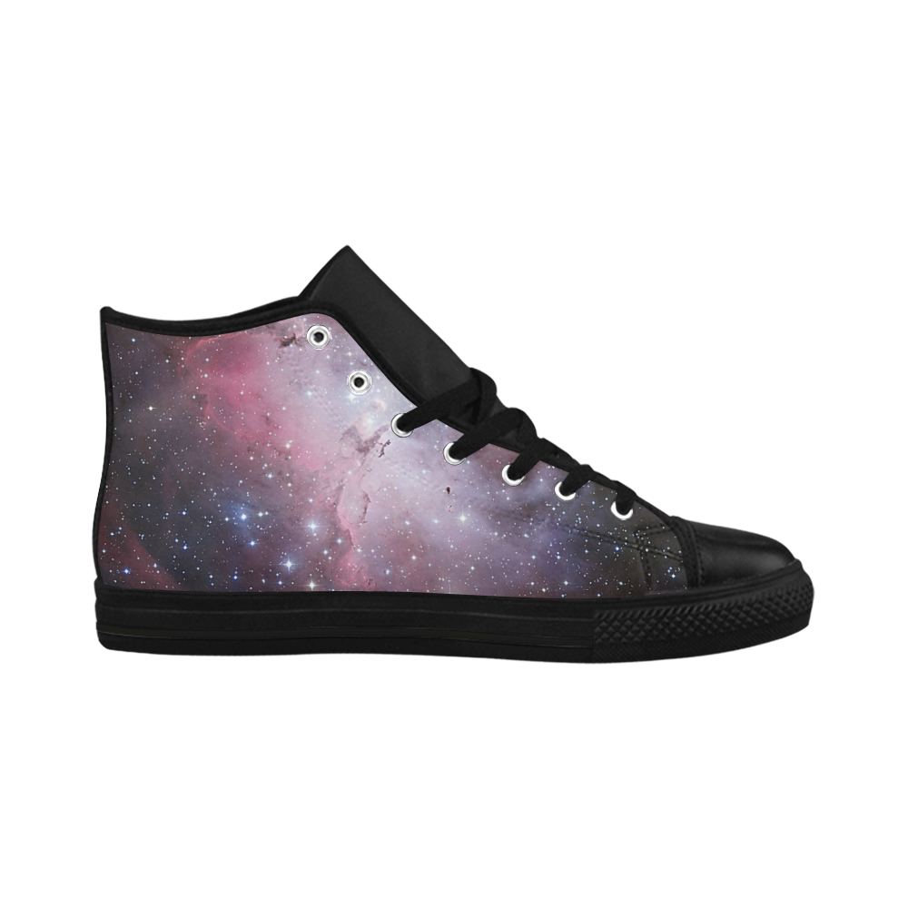 Eagle Nebula Aquila High Top Microfiber Leather Women's Shoes (Model 032)