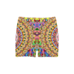Peace Mandala Briseis Skinny Shorts (Model L04)