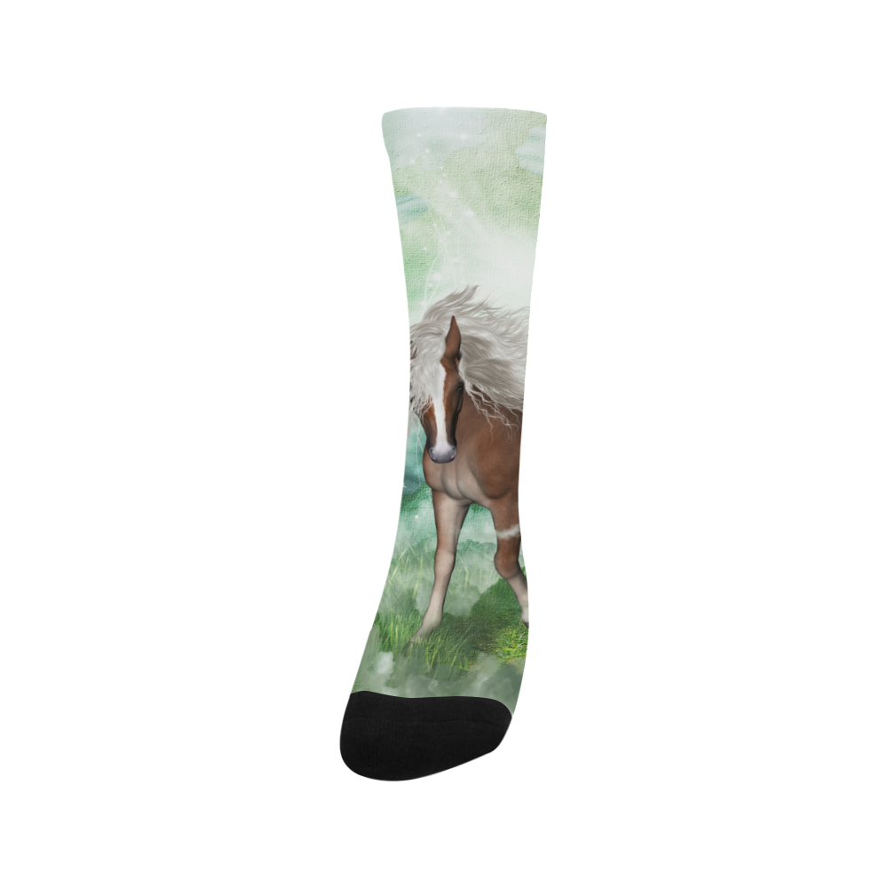 Horse in a fantasy world Trouser Socks