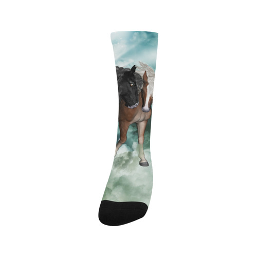 The wonderful couple horses Trouser Socks