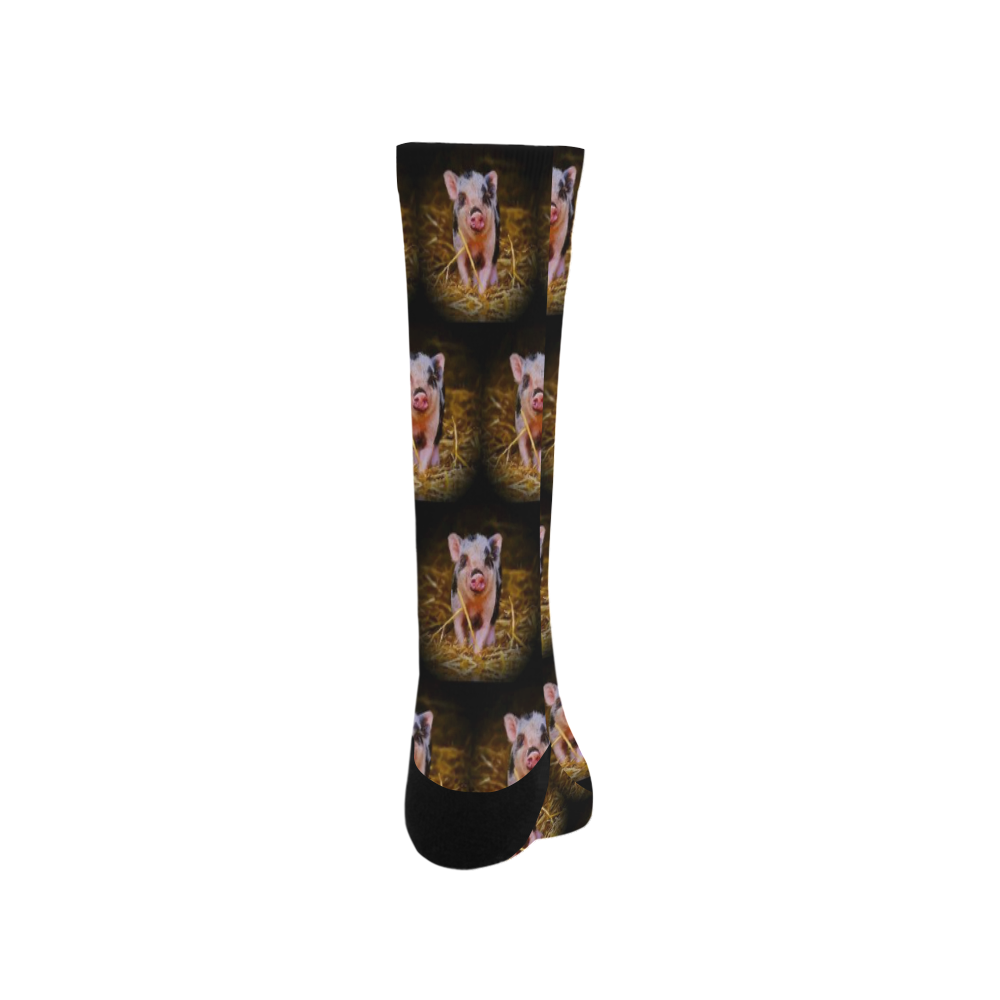 cute animal drops - piglet by JamColors Trouser Socks