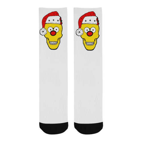 Skully santa by Popart Lover Trouser Socks
