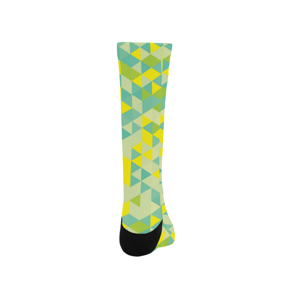 Artistic knee Socks : retro Green / DESIGN SHOP Trouser Socks