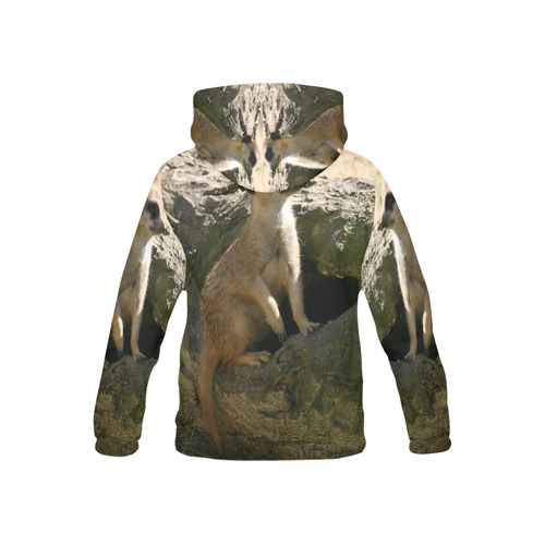 Meerkat All Over Print Hoodie for Kid (USA Size) (Model H13)