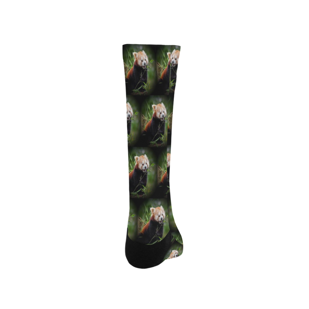 cute animal drops - red panda by JamColors Trouser Socks