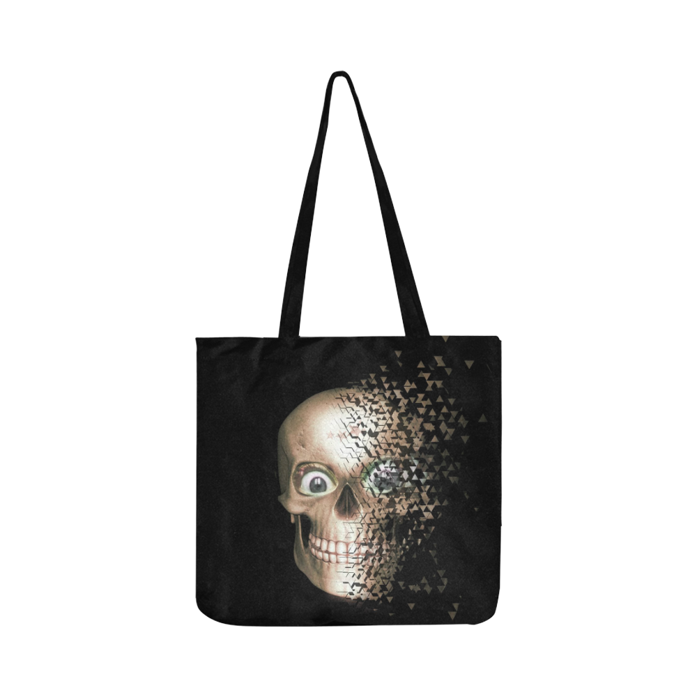 Broken Skull by JamColors Reusable Shopping Bag Model 1660 (Two sides)