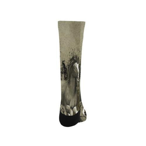 Wild horse with wings Trouser Socks