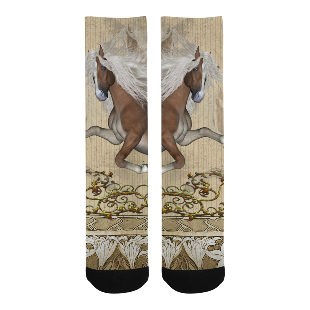 Wonderful wild horse Trouser Socks