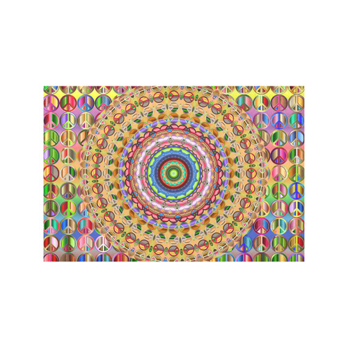 Peace Mandala Placemat 12’’ x 18’’ (Four Pieces)