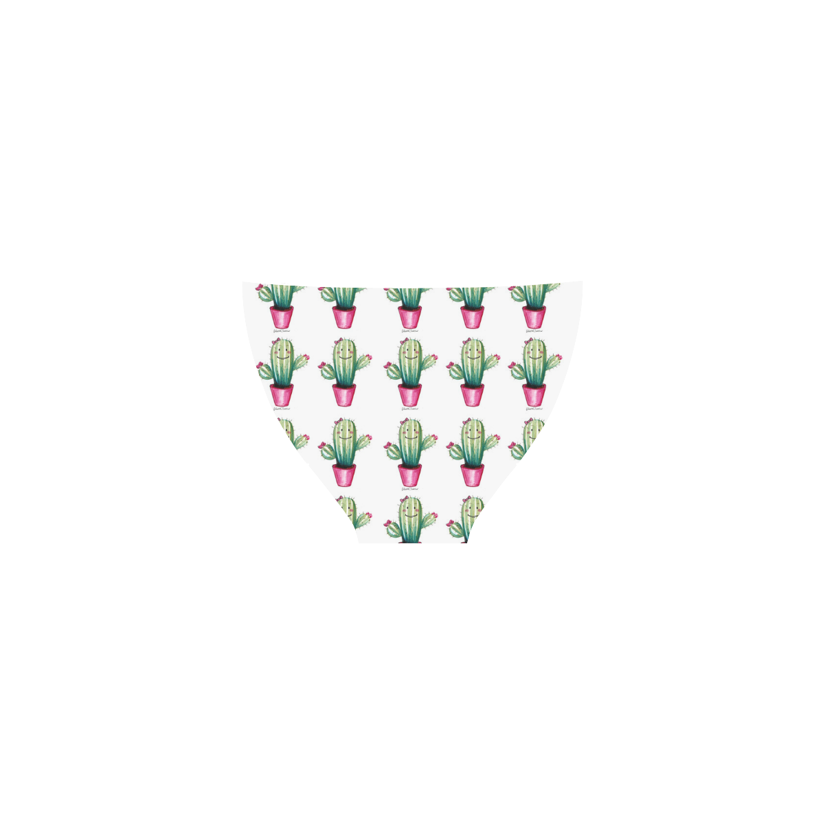 pattern cactus Custom Bikini Swimsuit (Model S01)