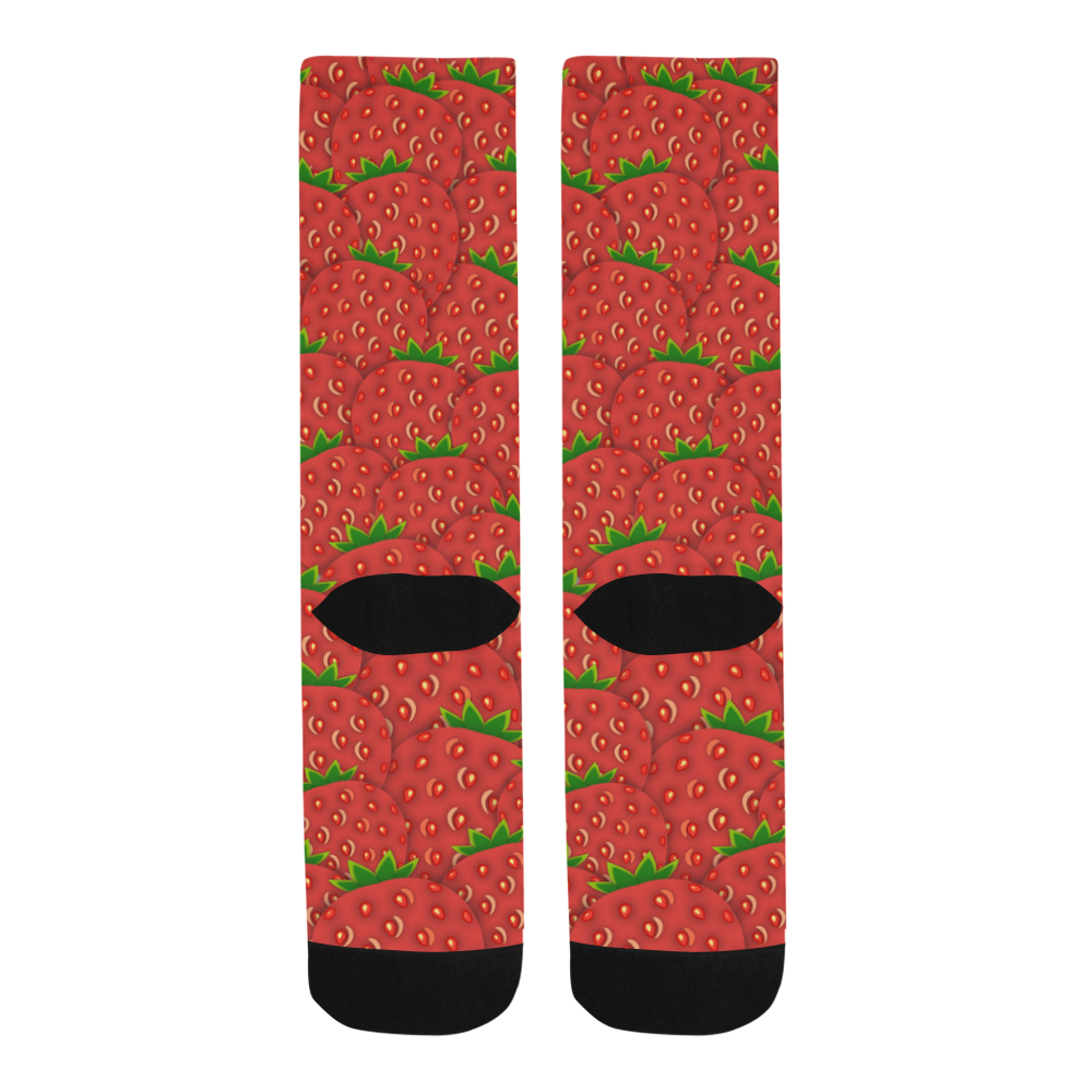 Strawberry Patch Trouser Socks