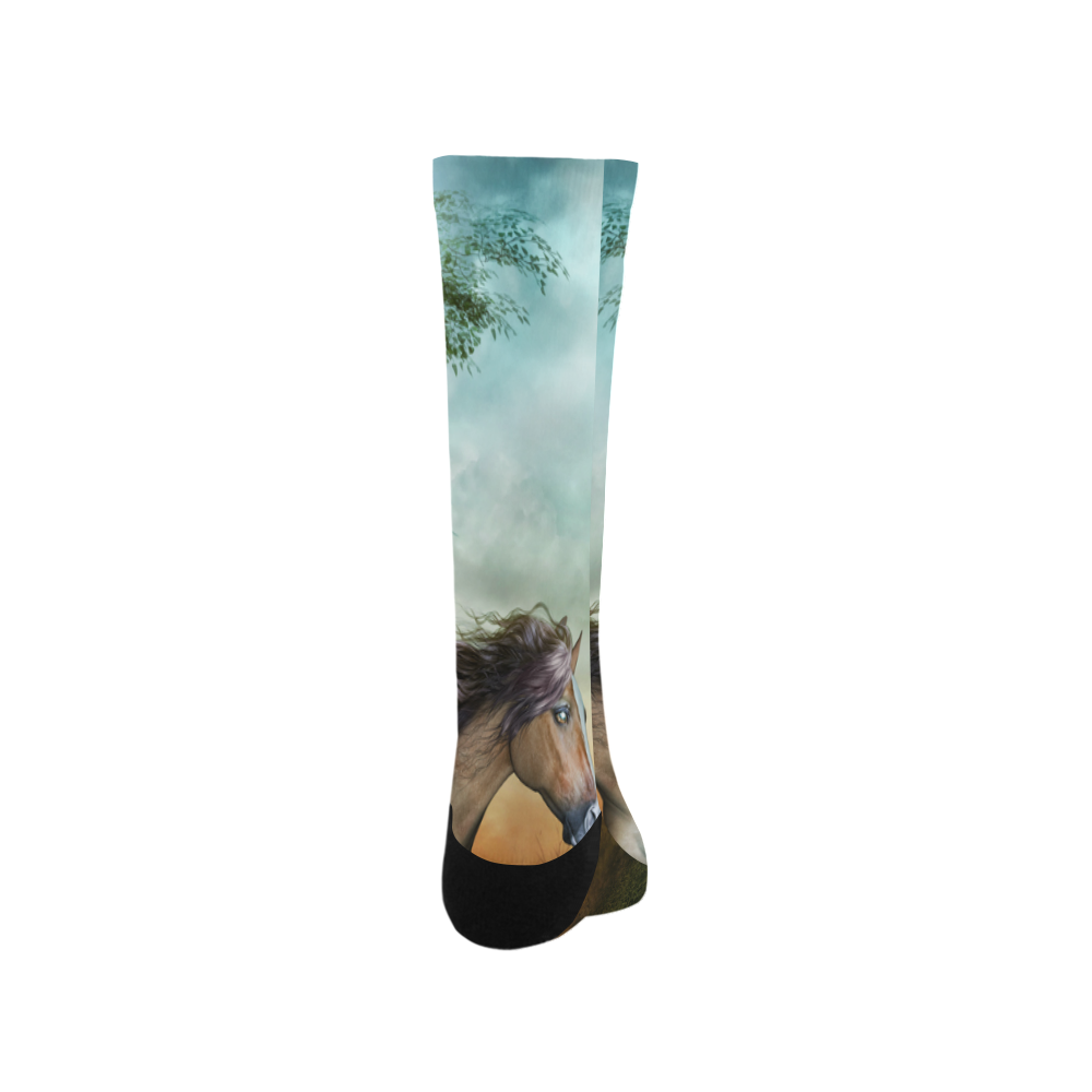 Wonderful running horse Trouser Socks