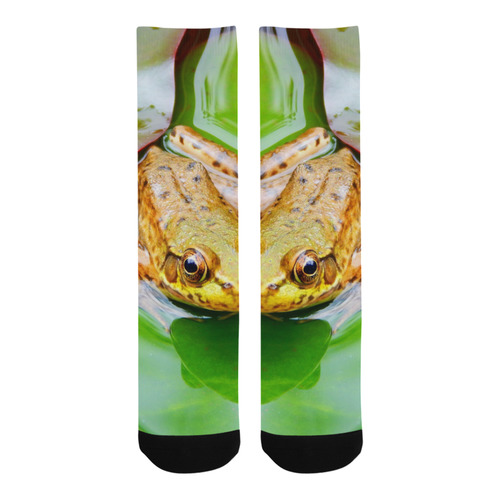 Frog on a Lily-pad Trouser Socks