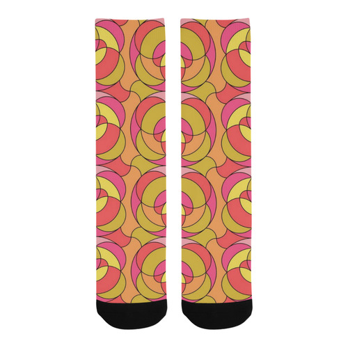 Retro Pattern 1973 E by JamColors Trouser Socks