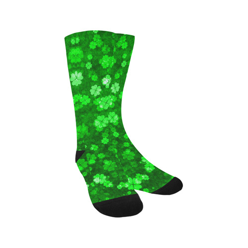 shamrocks 1 green by JamColors Trouser Socks