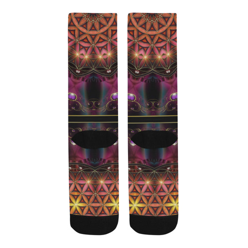 Flower Of Life Jewel Kaleidoscope Trouser Socks