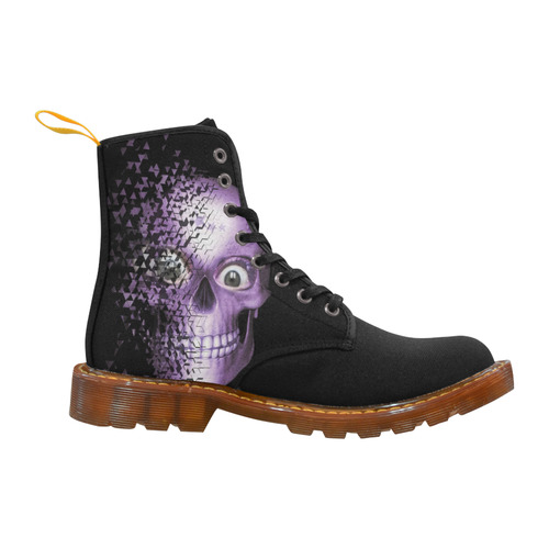 Broken Skull, lilac by JamColors Martin Boots For Women Model 1203H