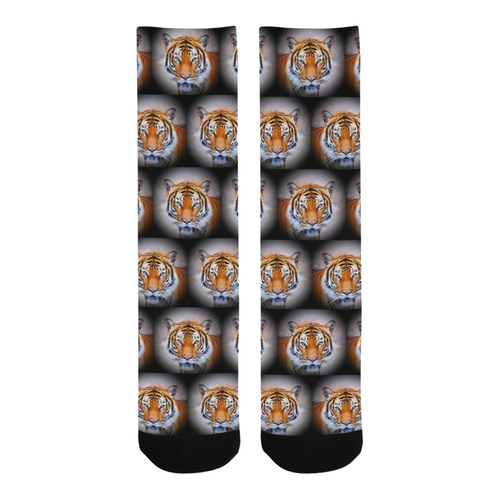 cute animal drops - Tiger by JamColors Trouser Socks