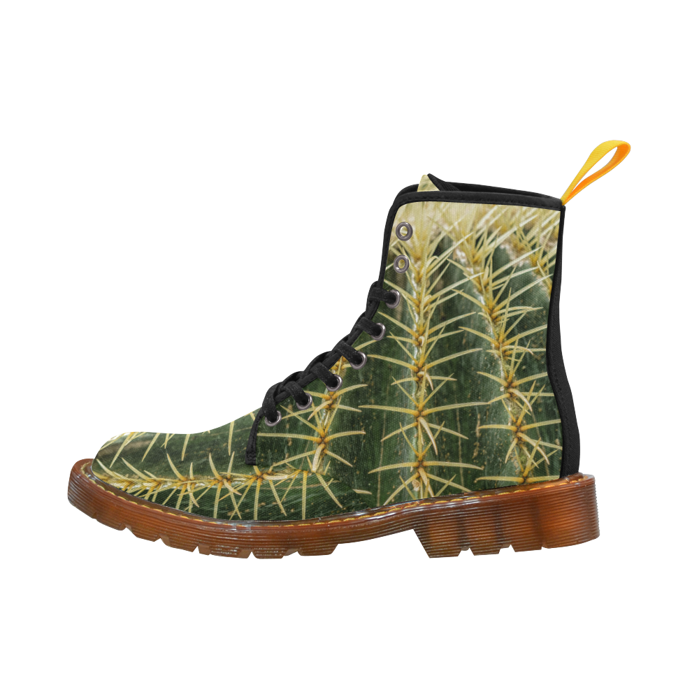 Photography Art - Cactus green yellow Martin Boots For Women Model 1203H