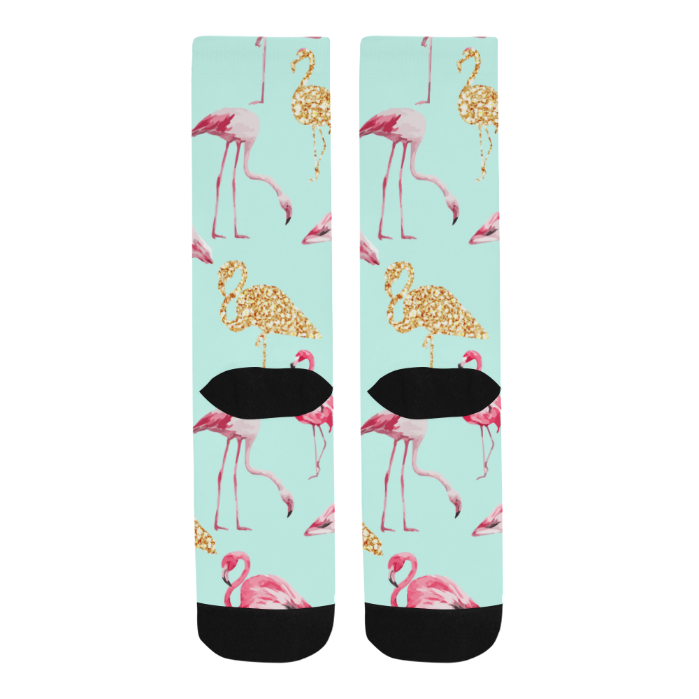 Flamingo (blue) Trouser Socks