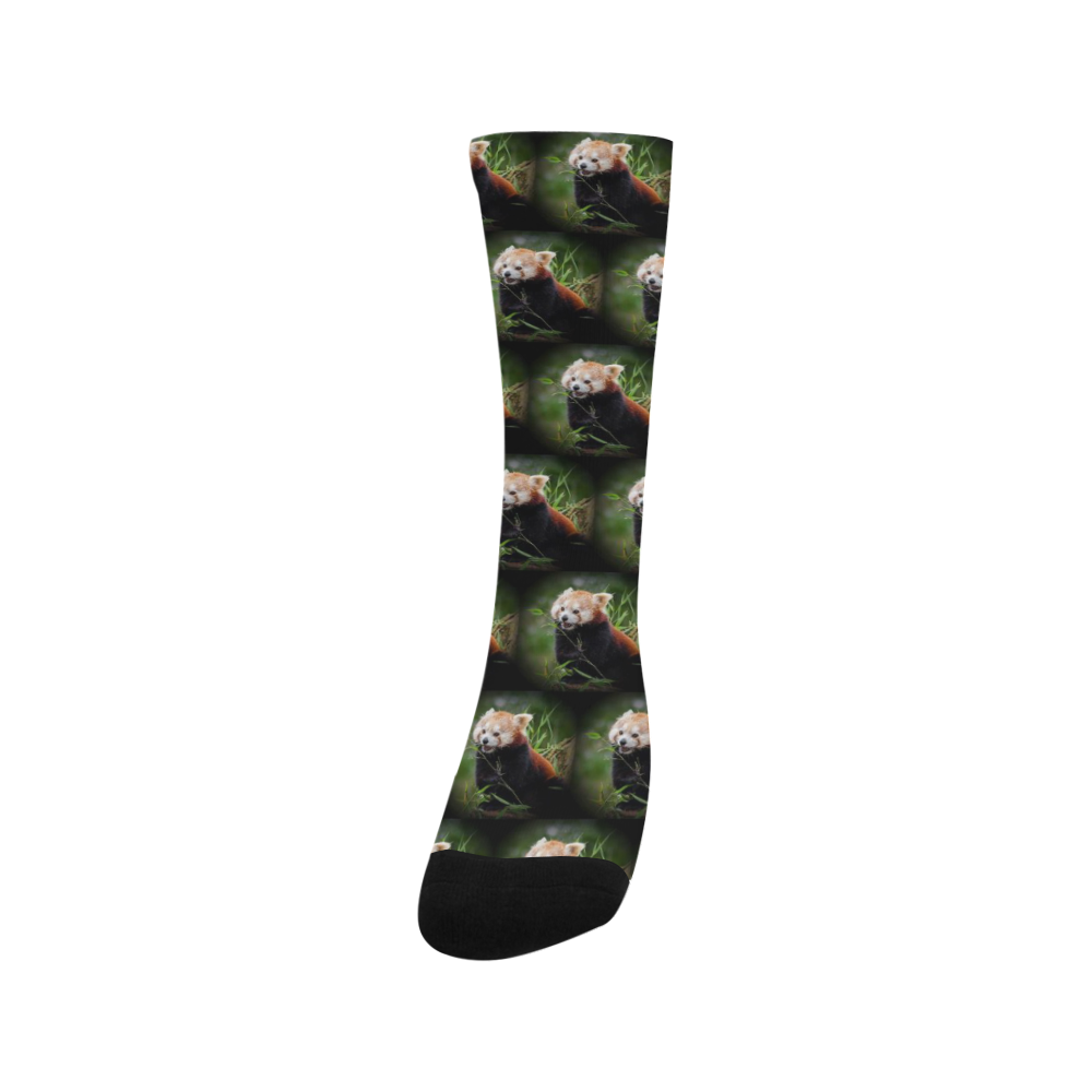 cute animal drops - red panda by JamColors Trouser Socks