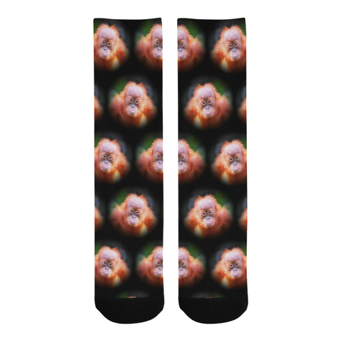 cute animal drops- Baby Orang by JamColors Trouser Socks