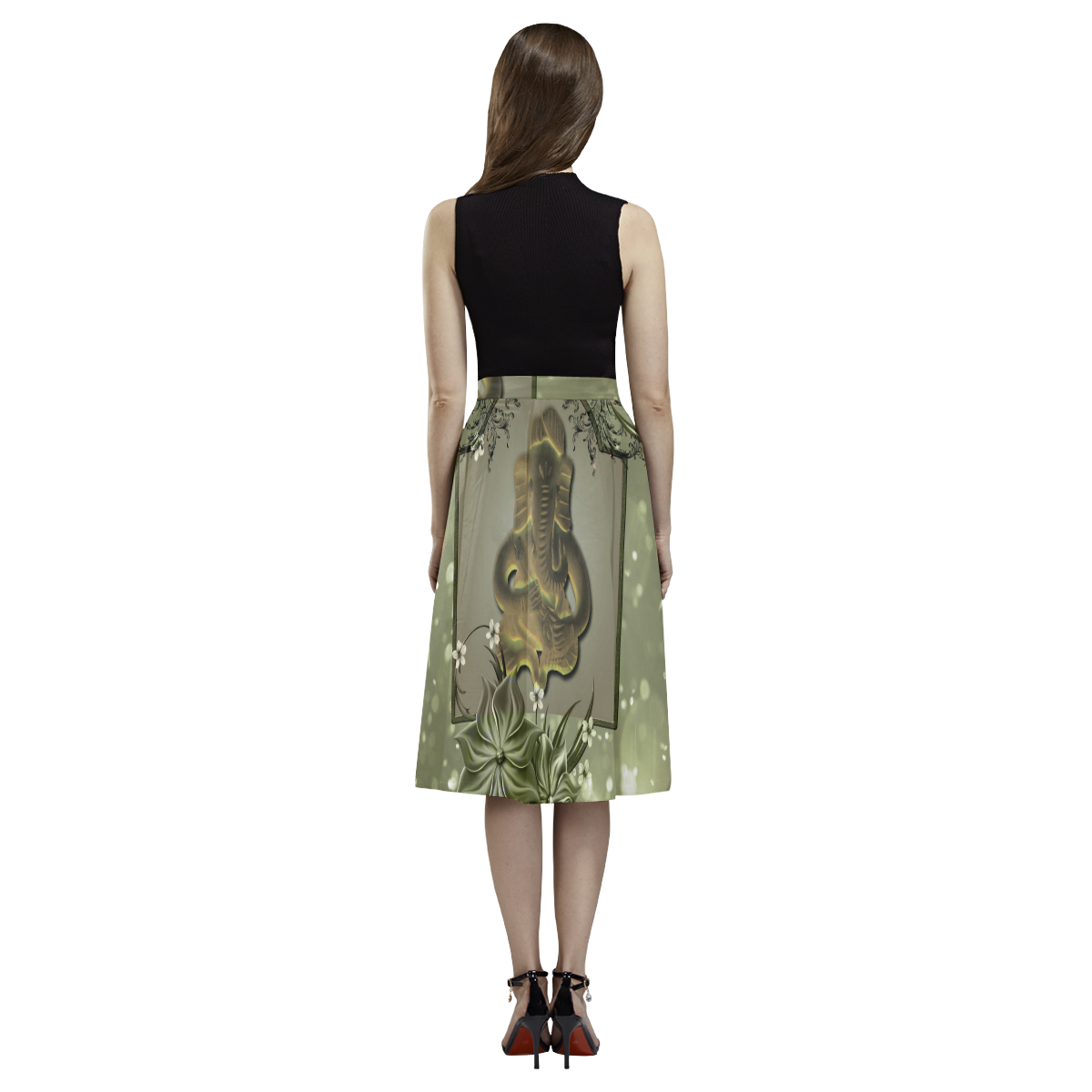 The indian elephant Aoede Crepe Skirt (Model D16)
