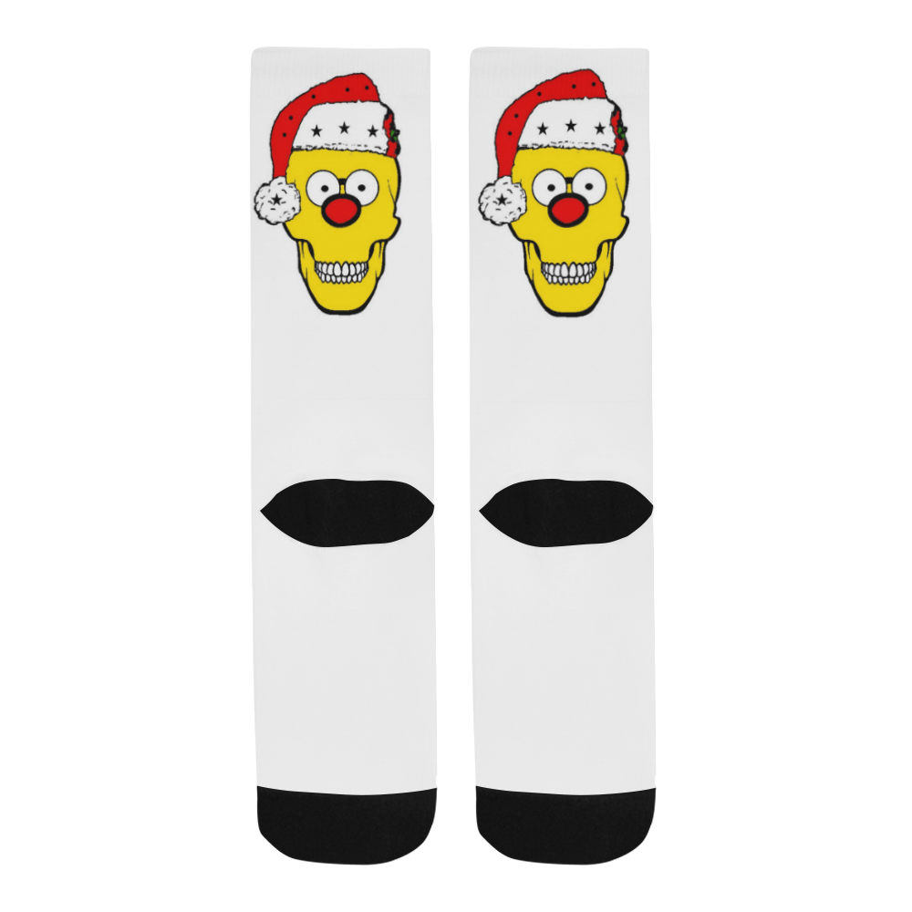 Skully santa by Popart Lover Trouser Socks