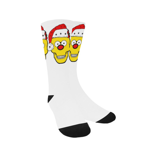 Skully santa by Popart Lover Trouser Socks