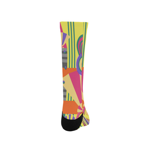 Art Deco Shapes and Colours Trouser Socks