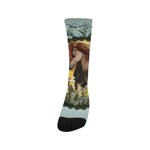 Brown horse Trouser Socks