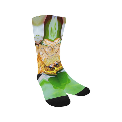 Frog on a Lily-pad Trouser Socks