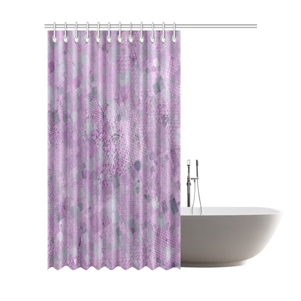 trendy abstract mix A by FeelGood Shower Curtain 72"x84"