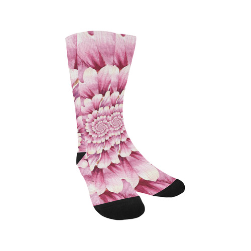 Flower Swirls Trouser Socks