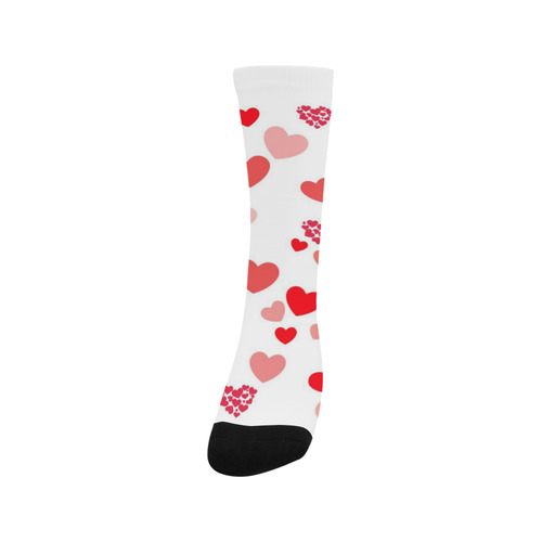 lovely Valentine-Hearts red Trouser Socks