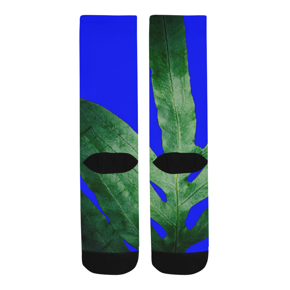 Greenery fern Trouser Socks