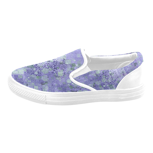 trendy abstract mix B by FeelGood Women's Unusual Slip-on Canvas Shoes (Model 019)