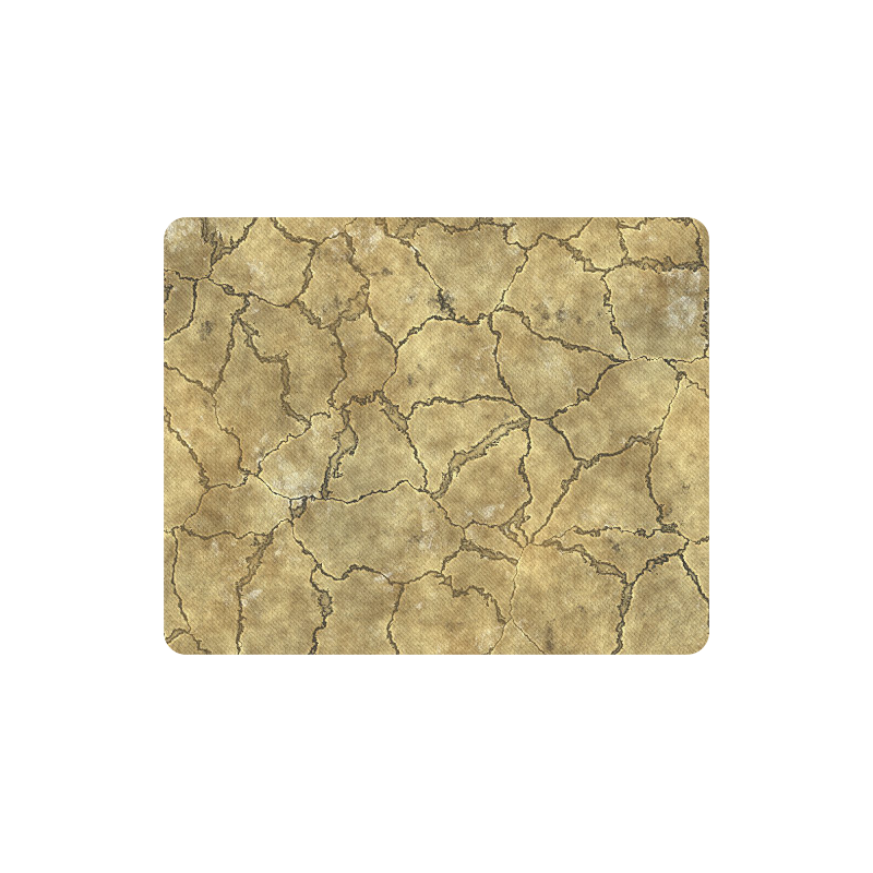 Cracked skull bone surface A by FeelGood Rectangle Mousepad