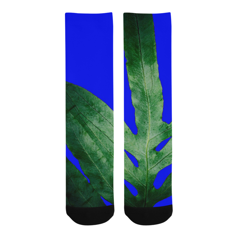 Greenery fern Trouser Socks
