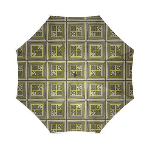 African Fabric Foldable Umbrella (Model U01)