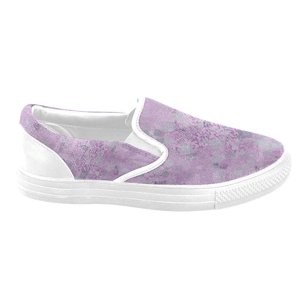 trendy abstract mix A by FeelGood Women's Unusual Slip-on Canvas Shoes (Model 019)