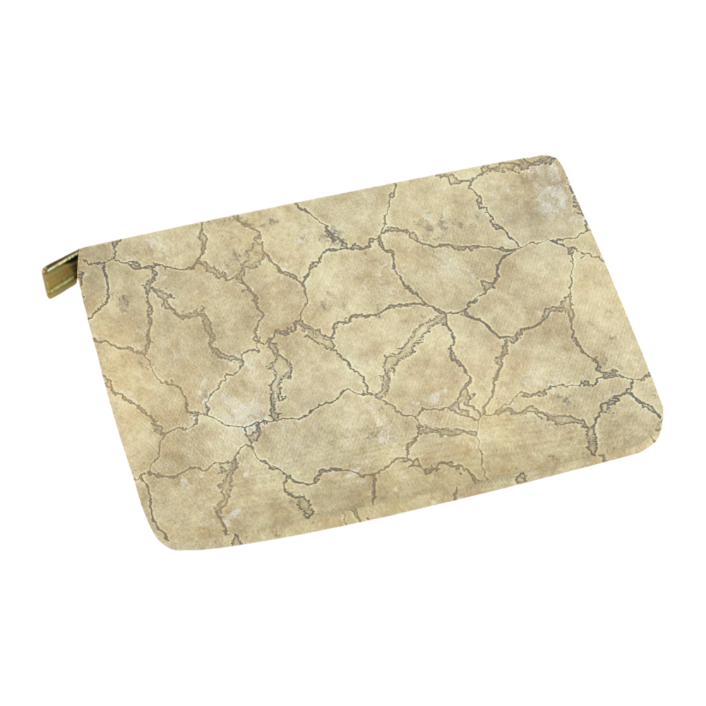 Cracked skull bone surface B by FeelGood Carry-All Pouch 12.5''x8.5''