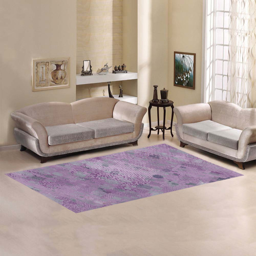 trendy abstract mix A by FeelGood Area Rug 7'x3'3''